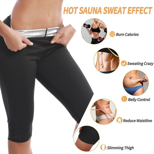 Sauna Sweat Short Pants Suits for Women High Waist Slimming Shorts Compression Thermo Workout Body Shaper Thighs