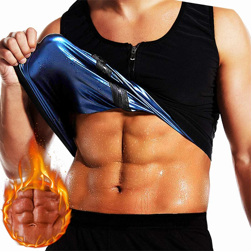 Men PLAN Compression Shirt Weight Loss Fat Burner