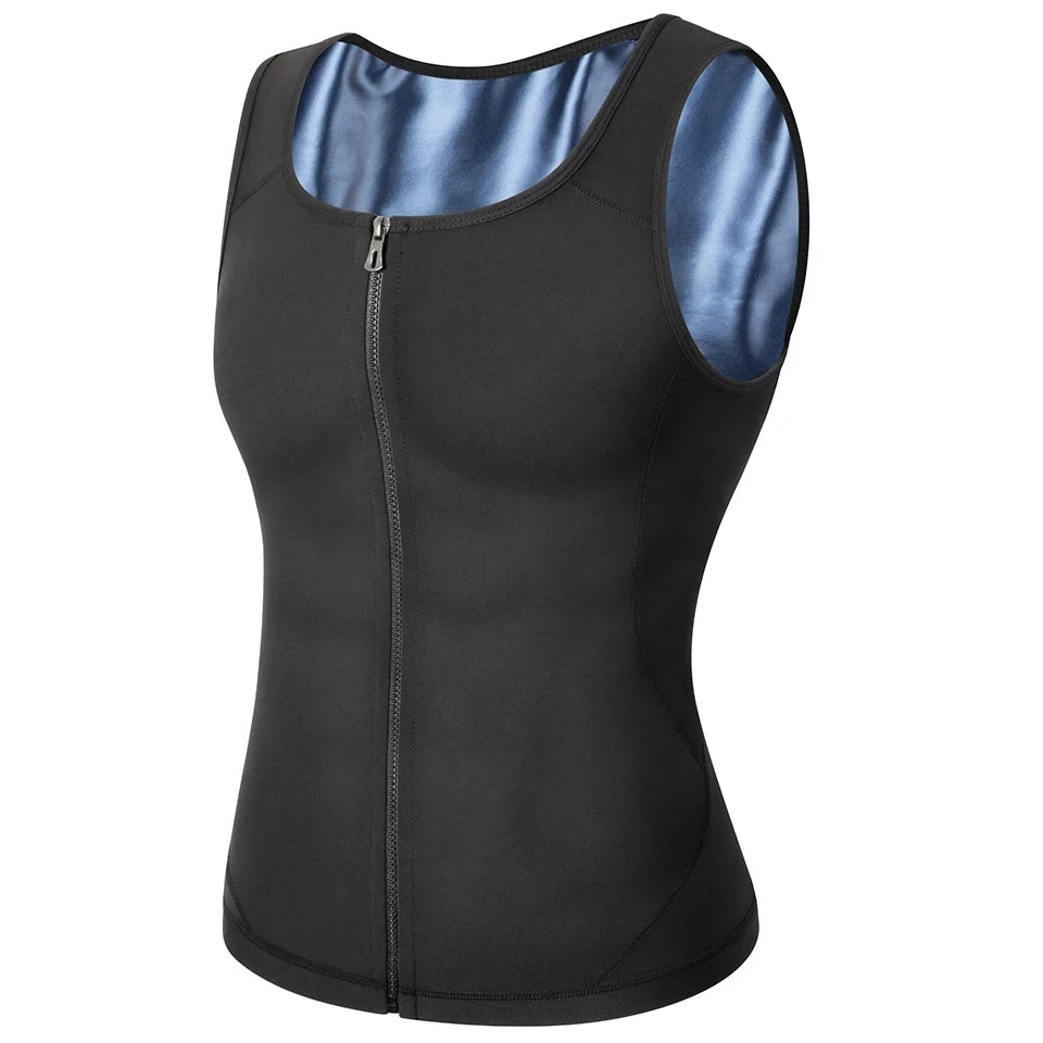 Men PLAN Compression Shirt Weight Loss Fat Burner